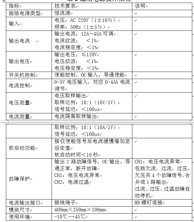 ADC-542S-201技术要求